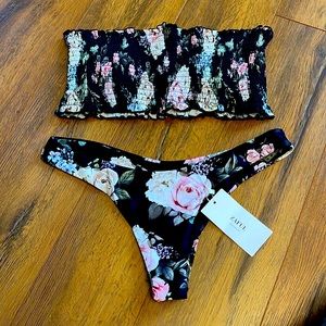 ZAFUL Floral Bathing Suit